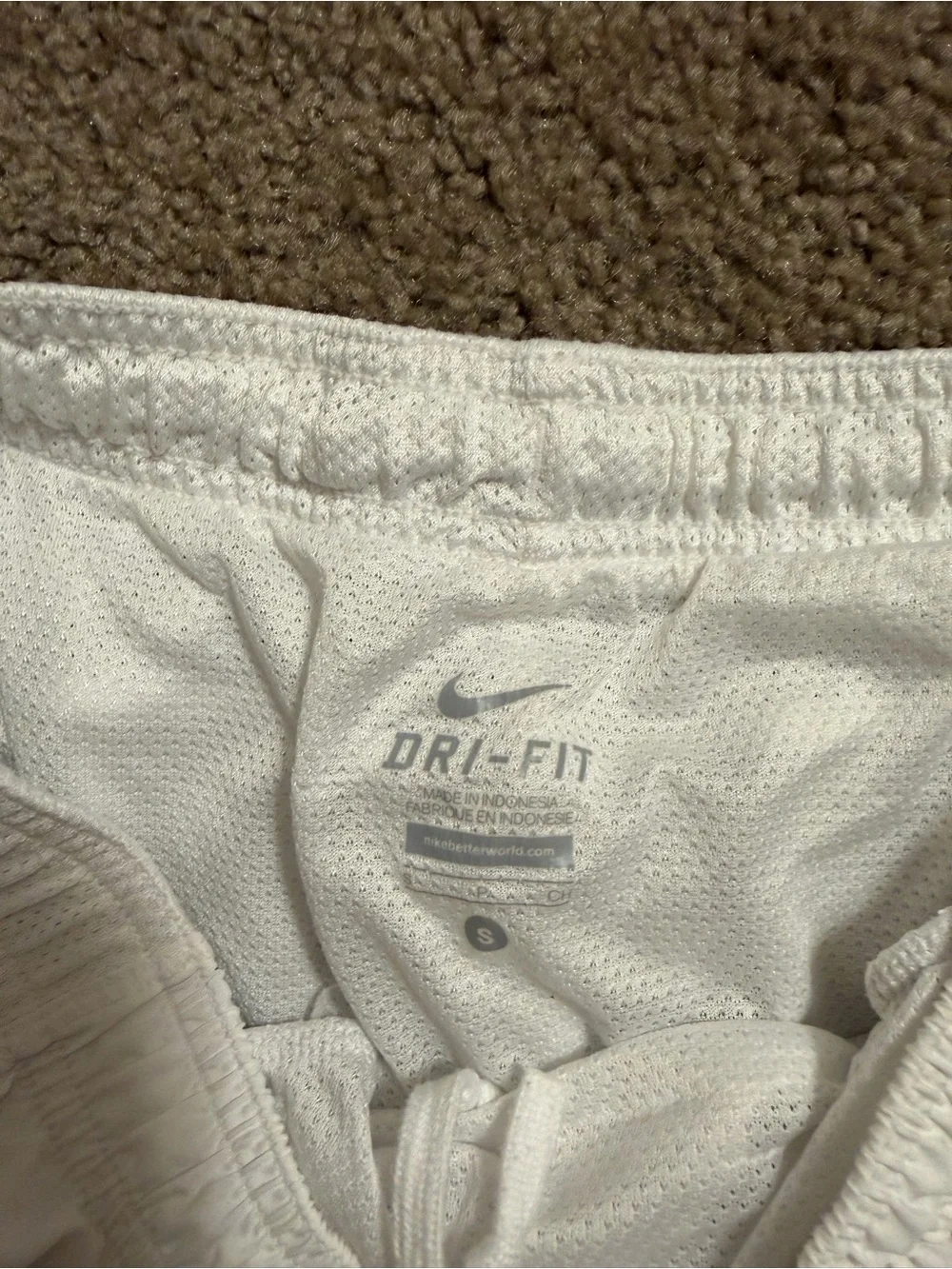 Nike White Women's Athletic Shorts